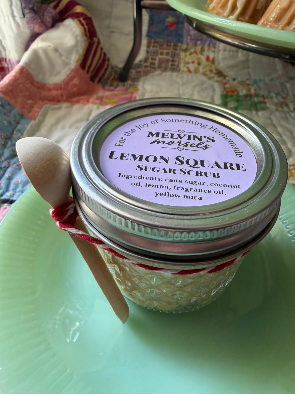 Lemon Square Sugar Scrub - 4oz