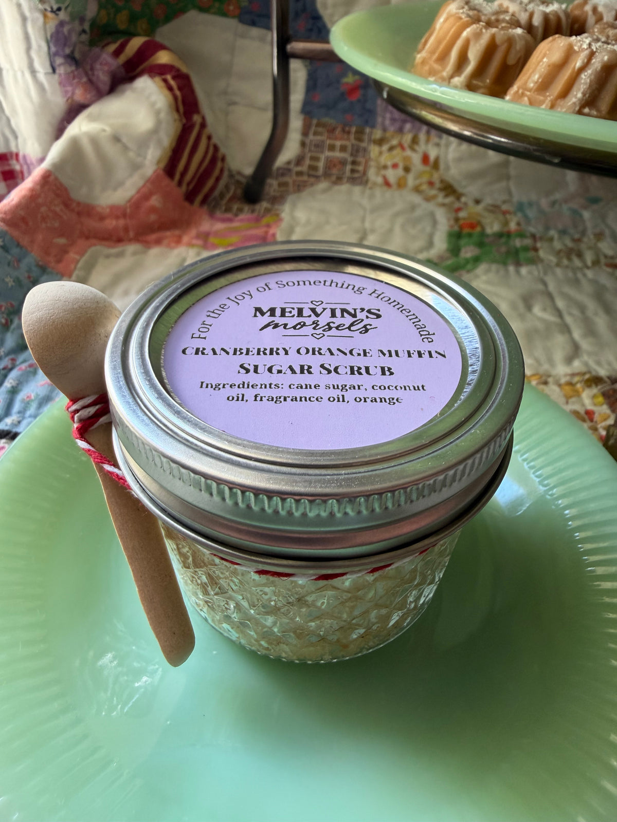 Cranberry Orange Muffin Sugar Scrub - 4oz