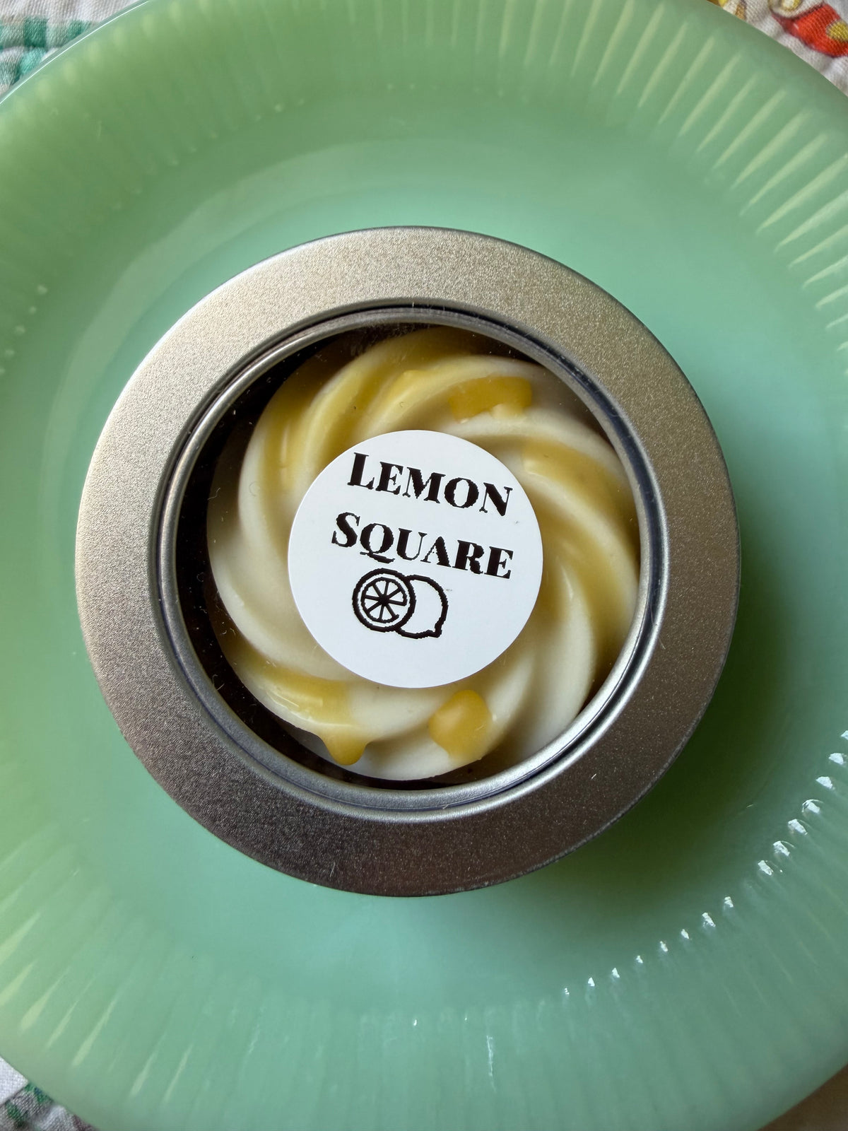 Lemon Square Lotion Cake
