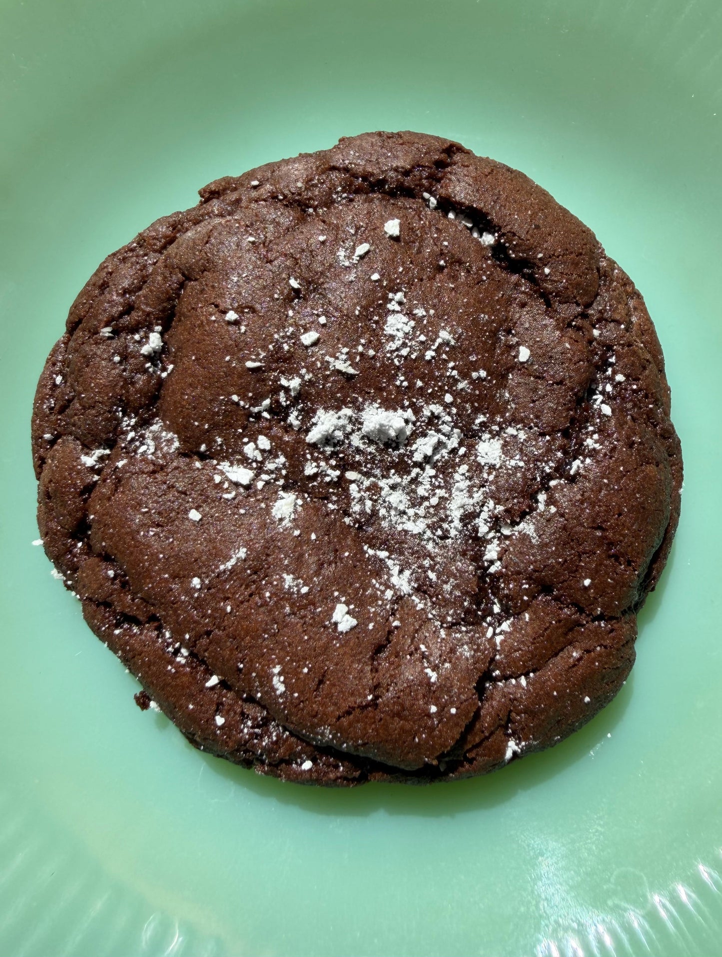 Powdered Brownie Crinkle Dozen